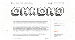 Desktop Screenshot of ohnoho.com